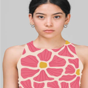 Printed crop top